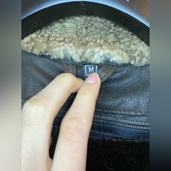 Brown Leather Jacket - Picture 5 of 5